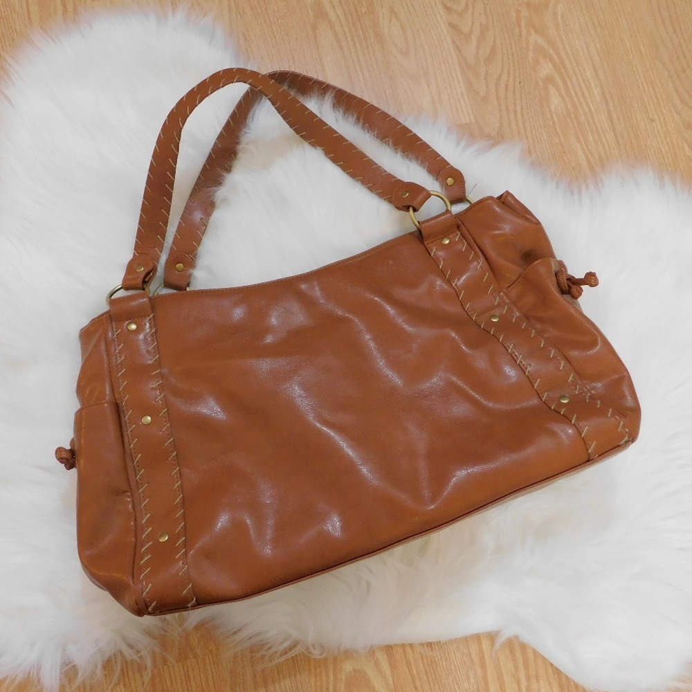 Lancome Brown Leather Bag